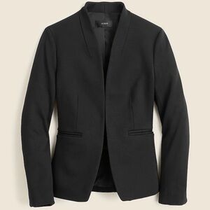 J. Crew Going Out Stretch twill blazer jacket. Black. Size 12.